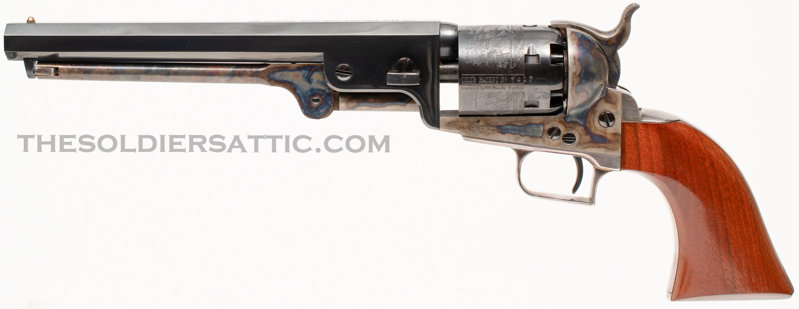 Colt 1851 Navy 2nd Generation Percussion Revolver, cased - The Soldiers ...