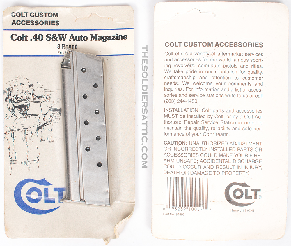 Colt 40 S&W Magazine, 8-Round Colt 40 S&W Magazine, 8-Round