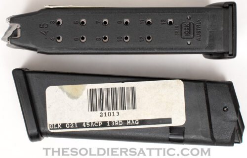 Glock Model 21 Gen 2 Factory Magazine, 45 ACP 13-Round