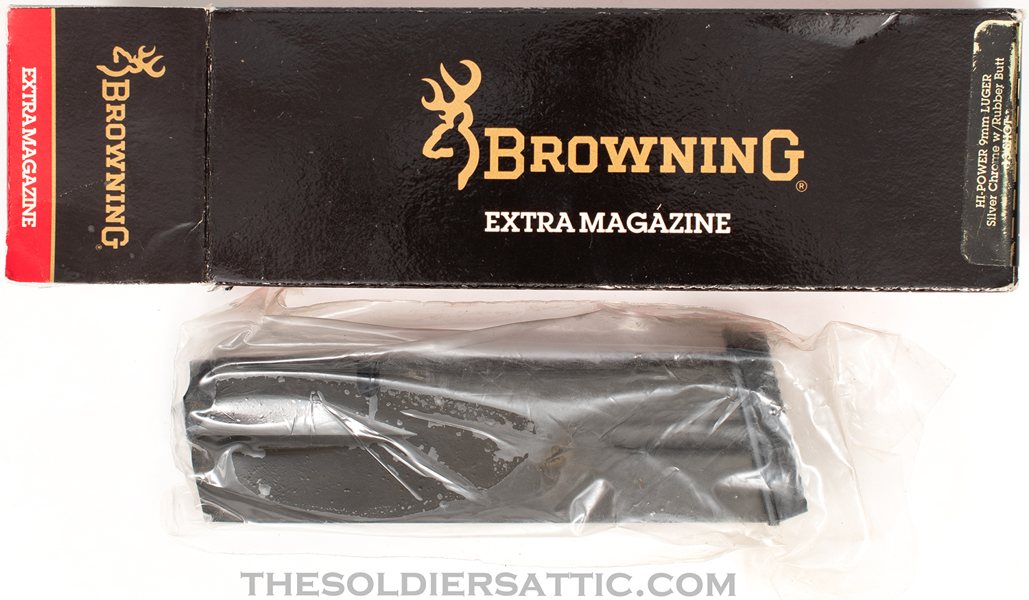 Browning Hi-Power Silver Chrome Factory Magazine w/Box Browning Hi-Power Silver Chrome Factory Magazine w/Box