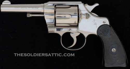 Colt Army Special Model Revolver, Nickel, 32-20 WCF