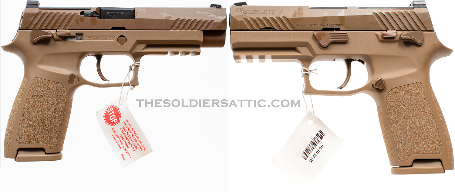 Sig Sauer M17 and M18 Pistols, Matched Employee Commemorative Pair